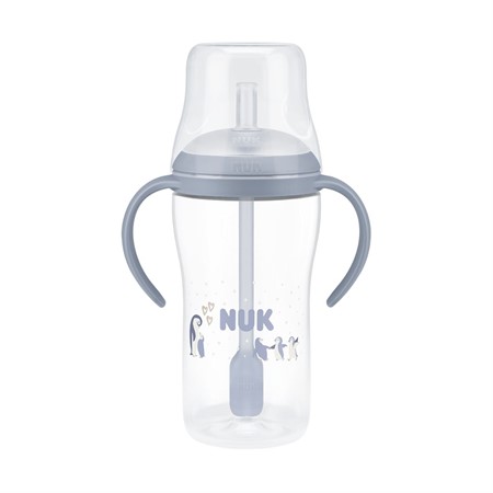 Perfect Match Learner Bottle Straw sugrörsmugg 260 ml Penguin